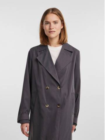 Pieces Тренч 17141582 Сірий Loose Fit Pieces Тренч 17141582 Сірий Loose Fit