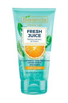 Увлажняющий сахарный скраб для лица Bielenda Fresh Juice, 150 г