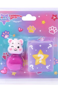 Набор декоративной косметики Honey Bunny Miss Таинственные друзья (лак для ногтей, 9 мл + коллекционная фигурка)