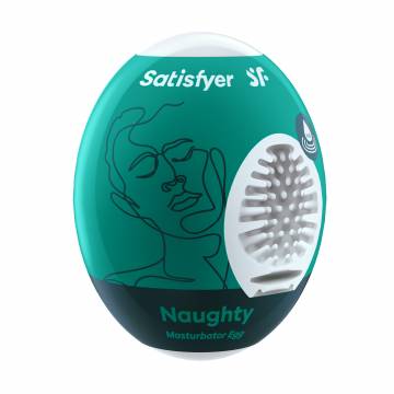Мастурбатор-яйцо Satisfyer Naughty Masturbator Egg, 1 шт Мастурбатор-яйцо Satisfyer Naughty Masturbator Egg, 1 шт