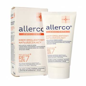 Смягчающий масляный крем для лица и тела Allerco Emollient Oily Cream для сухой, чувствительной и атопической кожи, 75 мл Смягчающий масляный крем для лица и тела Allerco Emollient Oily Cream для сухой, чувствительной и атопической кожи, 75 мл