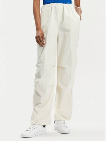 Hugo Штани з тканини Hafisa 50511331 Écru Baggy Fit Hugo Штани з тканини Hafisa 50511331 Écru Baggy Fit