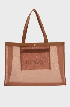Женская бежевая сумка Бежевый ONESIZE Replay FW3727.001.A0703D