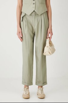 Брюки с примесью льна Medicine