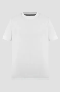 Мужская белая футболка Белый M Karl Lagerfeld 551200.755080;10