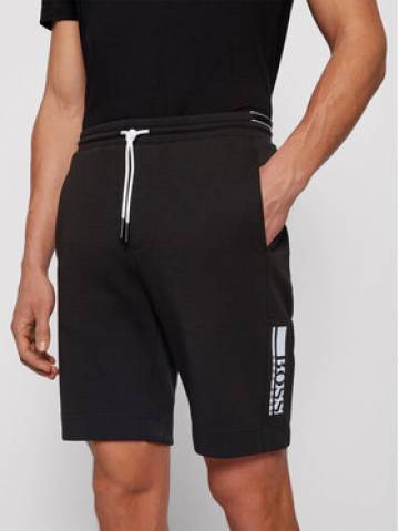 Boss Спортивні шорти Headlo 1 50447035 Чорний Regular Fit Boss Спортивні шорти Headlo 1 50447035 Чорний Regular Fit