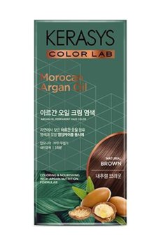 Уценка! Перманентная краска для волос KeraSys Moroccan Argan Oil Permanent Hair Color, Natural Brown, 120 г
