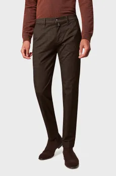 Мужские темно-коричневые чиносы Коричневый 40-34 Pierre Cardin PC.-C3 33730.1045