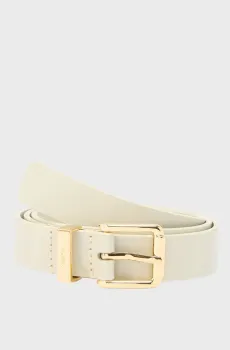 Женский белый кожаный ремень Белый 75 HUGO 50558803;110