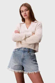 Женские голубые джинсовые шорты 3 IN BARDOT Голубой 25 Calvin Klein Jeans LV047F765G