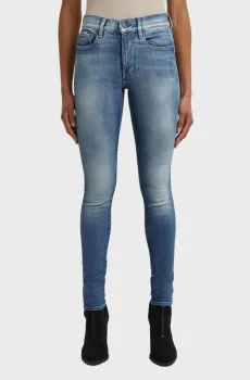 Женские синие джинсы 3301 Skinny Wmn Синий 26-30 G-Star RAW D05175,C051