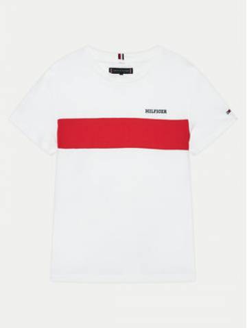 Tommy Hilfiger Футболка Colorblock Embroidery KB0KB09142 Білий Regular Fit Tommy Hilfiger Футболка Colorblock Embroidery KB0KB09142 Білий Regular Fit