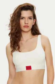 Женский молочный бралет Белый L HUGO 9793