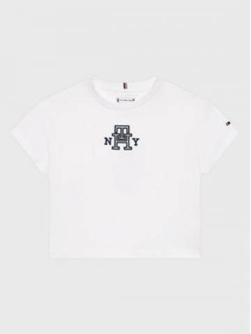 Tommy Hilfiger Футболка KG0KG07437 M Білий Regular Fit Tommy Hilfiger Футболка KG0KG07437 M Білий Regular Fit