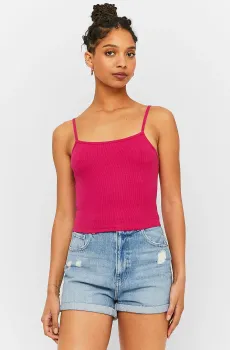 Женский малиновый топ Малиновый M Tally Weijl SSLCOGOYA2