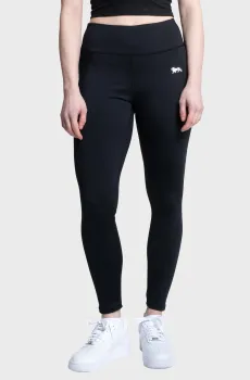 Женские черные леггинсы ULGHAM Черный XXL Lonsdale 118007