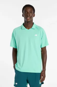 Мужское зеленое поло Tournament Polo Зеленый XL New Balance MT61W0HTAAT