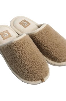 Женские домашние тапочки Twins HS-OZ Yeti бежевые, размер 38-39 (25 см)