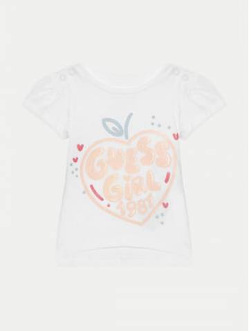 Guess Футболка A5GI01 K6YW4 Білий Regular Fit Guess Футболка A5GI01 K6YW4 Білий Regular Fit