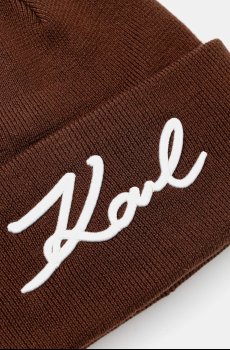 Шапка с примесью шерсти Karl Lagerfeld K/SIGNATURE
