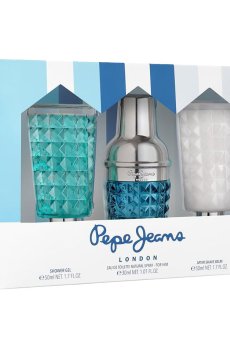 Парфюмированный набор мужской Pepe Jeans Pepe Jeans (туалетная вода, 30 мл + бальзам после бритья, 50 мл + гель для душа, 50 мл)