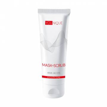 Маска-скраб для лица Jerelia YoUnique Mask-Scrub AHA-Acids Ровный тон лица, с АНА-кислотами, 75 мл