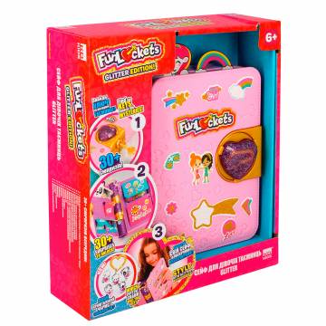 Ігровий набір Kidz Delight Funlockets Сейф для дівочих таємниць Glitter (S20223) Ігровий набір Kidz Delight Funlockets Сейф для дівочих таємниць Glitter (S20223)