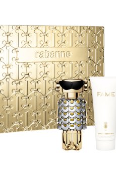 Парфюмированный набор женский Rabanne Fame (парфюмированная вода, 80 мл + лосьон для тела, 100 мл + парфюмированная вода, 10 мл)