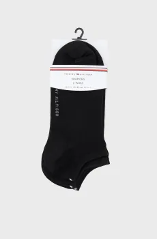 Женские черные носки (2 пары) Черный 39-42 Tommy Hilfiger 343024001