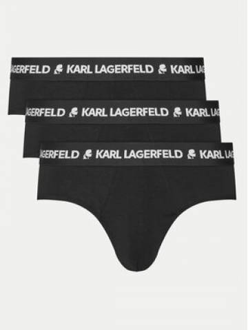 KARL LAGERFELD Набір з 3 пар сліпів A1M47152 Чорний KARL LAGERFELD Набір з 3 пар сліпів A1M47152 Чорний