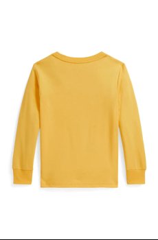 Хлопковый детский лонгслив Polo Ralph Lauren