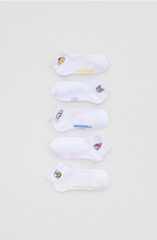 Reserved - Шкарпетки Hello Kitty and Friends 5-pack - білий - 885IV-00X