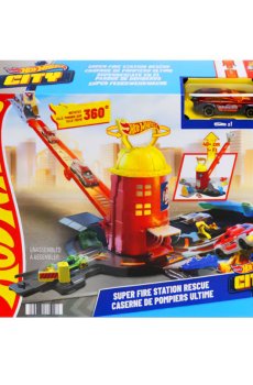 Игровой набор Hot Wheels City Пожарно-спасательная суперстанция, от 4 лет (JHL95)