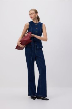 Reserved - Джинси flare - темно-синій - 758JL-59J