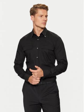 HUGO Сорочка Ermetal 50534281 Чорний Slim Fit HUGO Сорочка Ermetal 50534281 Чорний Slim Fit