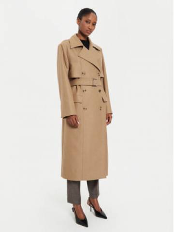 Boss Вовняне пальто Caspina 50518503 Бежевий Regular Fit Boss Вовняне пальто Caspina 50518503 Бежевий Regular Fit