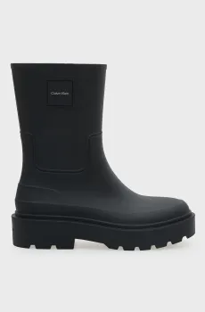 Женские черные резиновые сапоги RAINBOOT Черный 38 Calvin Klein HW0HW03179