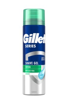 Мужской гель для бритья Gillette Series Sensitive Skin для чувствительной кожи, 200 мл