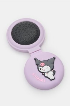 Складна щітка для волосся з дзеркальцем Kuromi - Фіолетовий