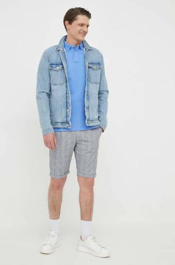 Хлопковое поло Polo Ralph Lauren однотонный Хлопковое поло Polo Ralph Lauren однотонный