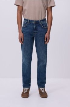 Reserved - Джинси slim із вареним ефектом - indigo jeans - 420BB-57J