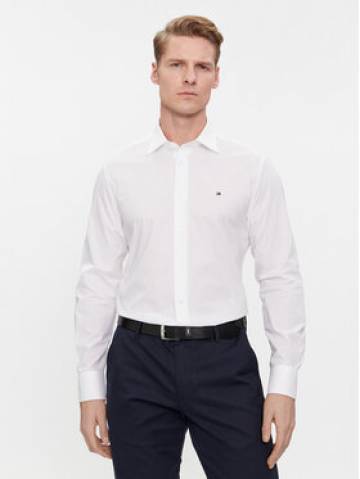 Tommy Hilfiger Сорочка Cl Flex Poplin Rf Shirt MW0MW31219 Білий Regular Fit Tommy Hilfiger Сорочка Cl Flex Poplin Rf Shirt MW0MW31219 Білий Regular Fit