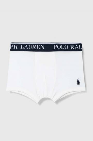 Детские боксеры Polo Ralph Lauren 3 шт цвет белый Детские боксеры Polo Ralph Lauren 3 шт цвет белый