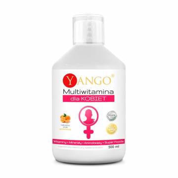 Женские мультивитамины Yango Womens Multivitamin в жидкости, 500 мл Женские мультивитамины Yango Womens Multivitamin в жидкости, 500 мл