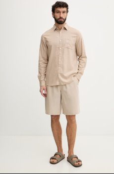 Guess рубашка для мужчин из льна