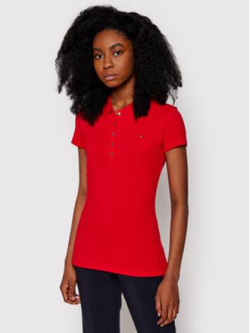 Tommy Hilfiger Поло New Chaira 1M57636661 Червоний Slim Fit Tommy Hilfiger Поло New Chaira 1M57636661 Червоний Slim Fit