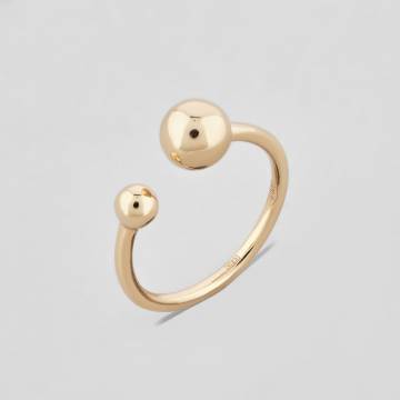 Серебряные кольца с позолотой Minimal 10097-13,5п Серебряные кольца с позолотой Minimal 10097-13,5п