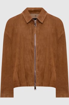 Коричневая замшевая куртка Lavy