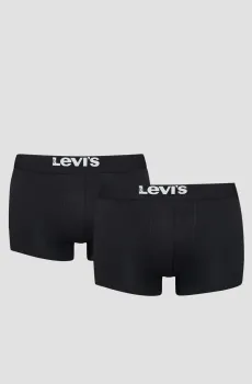 Мужские черные боксеры (2 шт) Черный XL Levi’s® 701222844;001