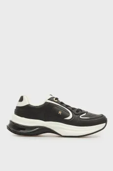 Женские черные кожаные кроссовки CHIC RUNNER Черный 37 Tommy Hilfiger FW0FW09414